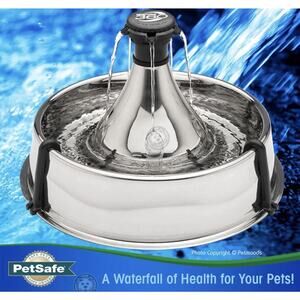 PetSafe Drinkwell 360 Multi-Pet Stainless Steel Dog Water Fountain Open Box